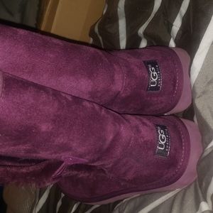 Purple ugg boots size 10